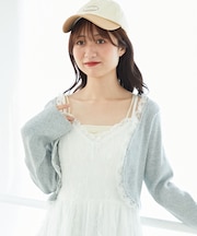 レースフリルカーディガン