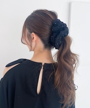 ラインストーンシュシュ