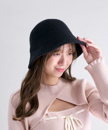 シンプルウールハット