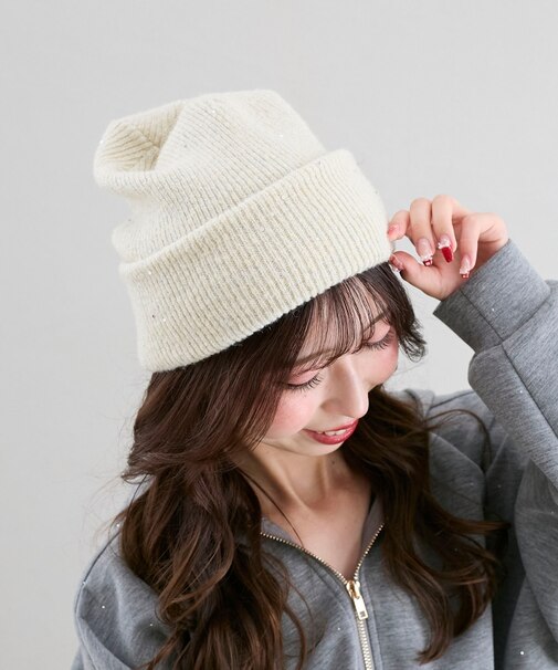 スパンコールニットワッチ