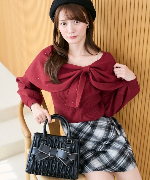 アソートチェックミニスカパン