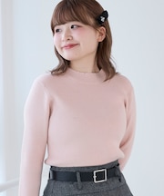 キラキラハイネックニット