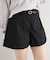 ベルト付きショートパンツ