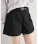 ベルト付きショートパンツ