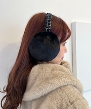 ツイードライクコンパクトイヤーマフ