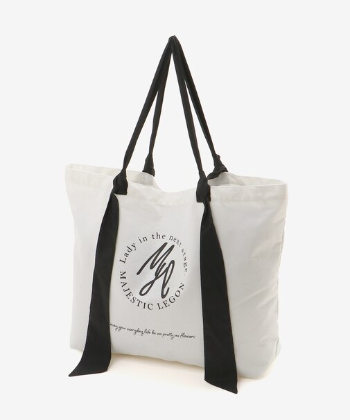 MJリボンハンドルトートバッグB