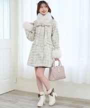 マルチwayリボンミディコート