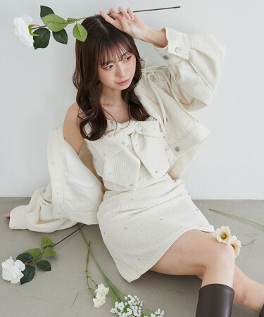 ビジューリボンGジャン