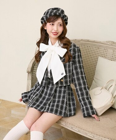 ツイードショートジャケット