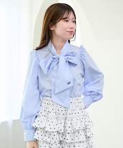 バリエボウタイブラウス