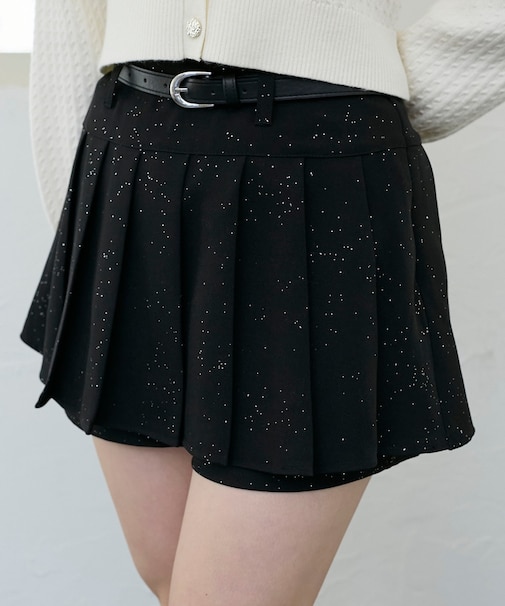 ベルトセットキラキラミニスカパン
