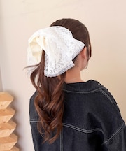 レースサテンビッグシュシュ