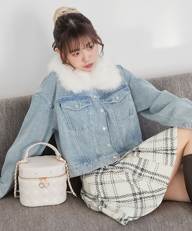 2wayフェイクファーカラーブルゾン