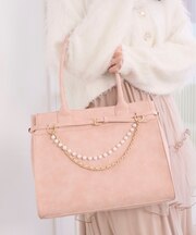 パールチェーン2WAYトートバッグ