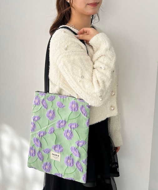 フェミニンフラワートート