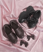 取り外しリボンスニーカーローファー