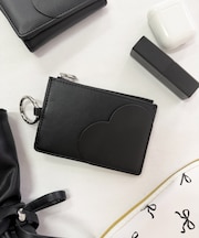 ハートモチーフチャームカードケース