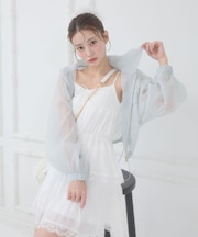 エアリーシアーフードブルゾン