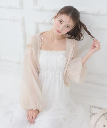 エアリーシアーフードブルゾン