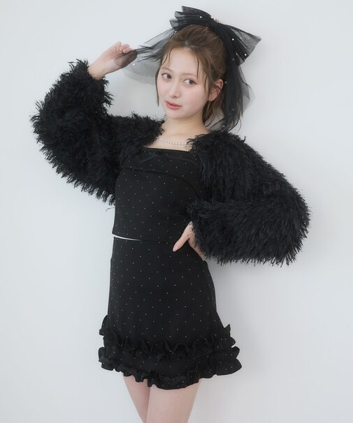 フリルヘムキラキラスカパン