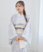 ワンピでも着れる2WAY浴衣