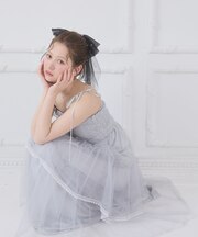 チェーン付きキラキラキャミワンピ