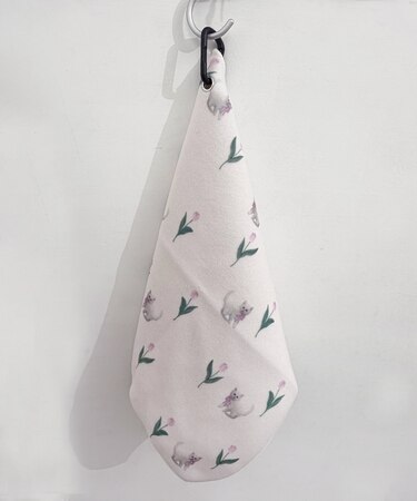 アニマルフラワーくっつくマルチタオル