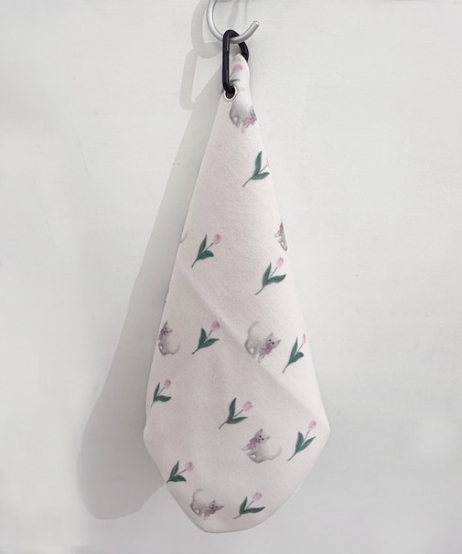 アニマルフラワーくっつくマルチタオル