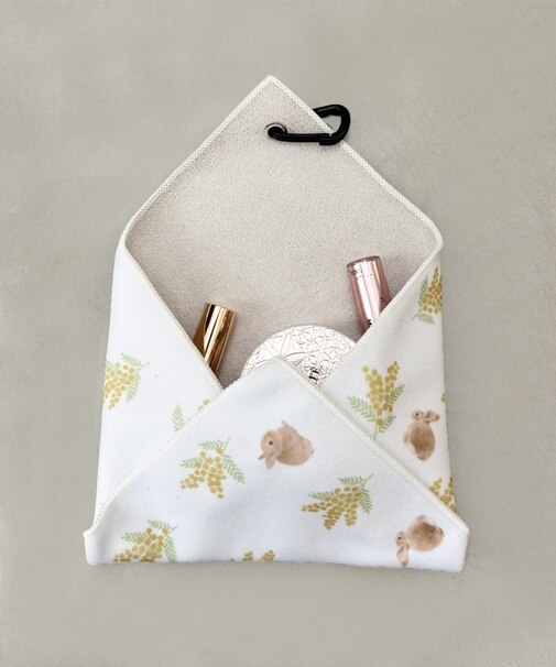 アニマルフラワーくっつくマルチタオル