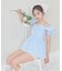 シュシュスリーブペプラムブラウス