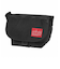 Nylon Messenger Bag JR Flap Zipper Pocket