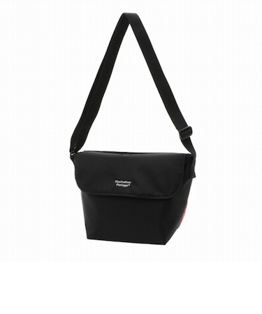 Nylon Messenger Bag Flight Nylon Back Pocket W/ Divider Magnet
