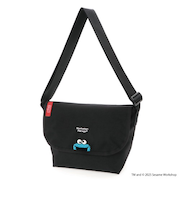 Nylon Messenger Bag JR Back Pocket W/ Divider Magnet 500D CORDURA SESAME ST