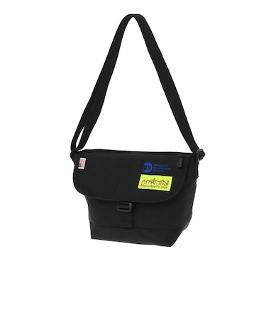 NYLON MESSENGER BAG FZP LVL MTA