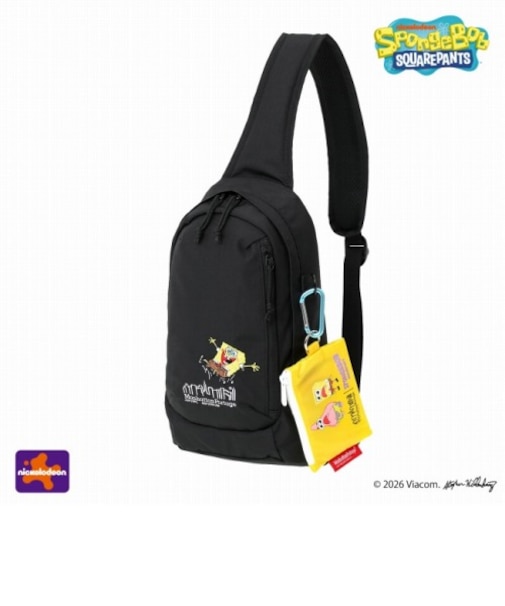 LITTLE ITALY CROSSBODY BAG CORDURA RIPSTOP POLYESTER / SPONGE BOB