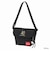NYLON MESSENGER BAG BACK POCKET W/ DIVIDER MAGNET / MICKEY / 26