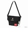 NYLON MESSENGER BAG BACK POCKET W/ DIVIDER MAGNET / MICKEY / 26
