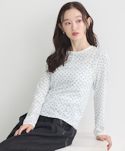 【WEB限定】アイレットジャカードタイトプルオーバー