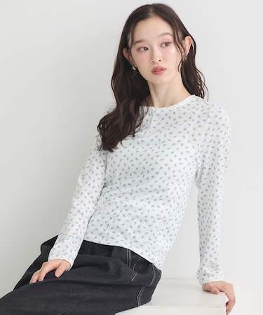 【WEB限定】アイレットジャカードタイトプルオーバー