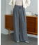 タックホックデニムパンツ