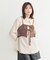 SET2点 ロングシャツ+リボンビスチェ