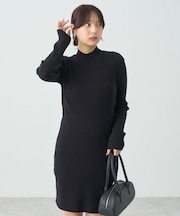 ニットミニワンピース