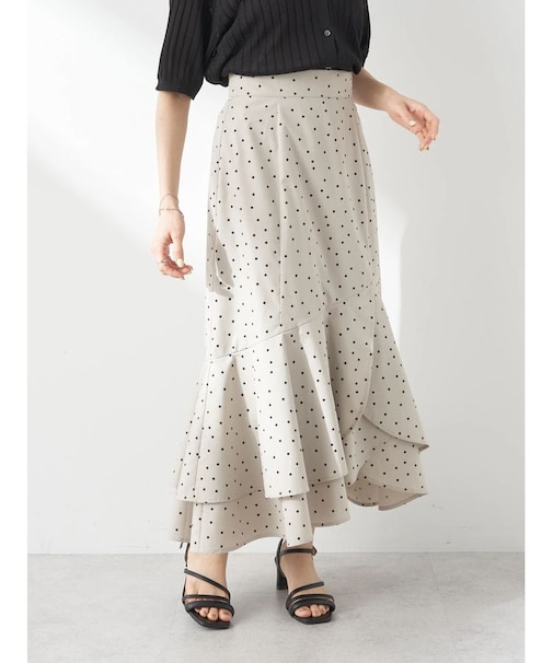 チューリップヘムティアードスカート