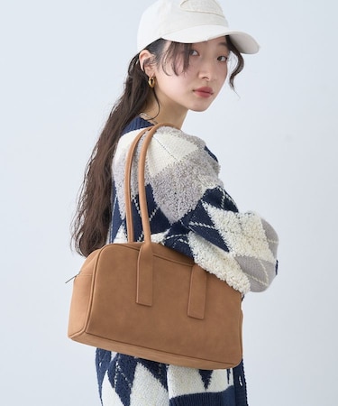ワイドスクエアボストンバッグ