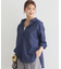 綿麻混ベーシックシャツ