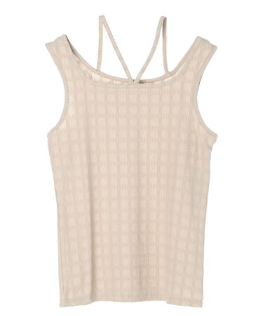 前後2wayタンクトップ