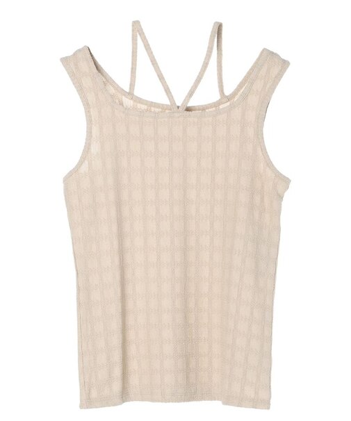 前後2wayタンクトップ