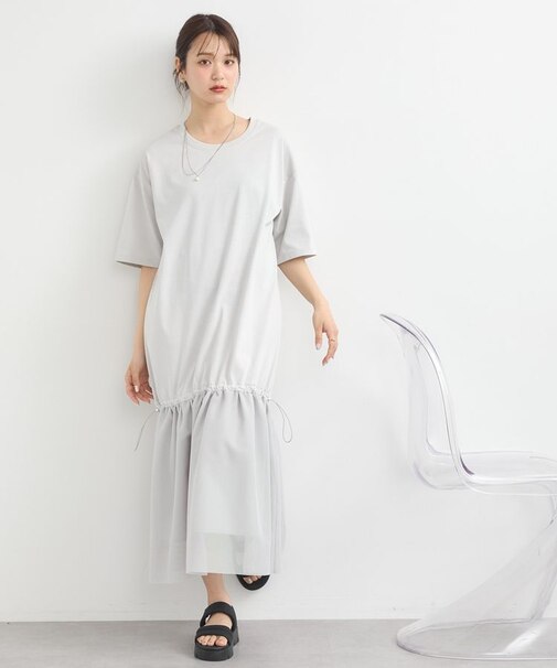 メッシュドッキングワンピース