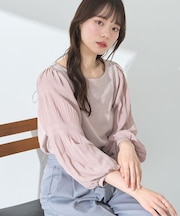 マジョリカプリーツプルオーバー