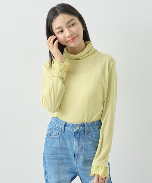 シアードッキングタートルプルオーバー